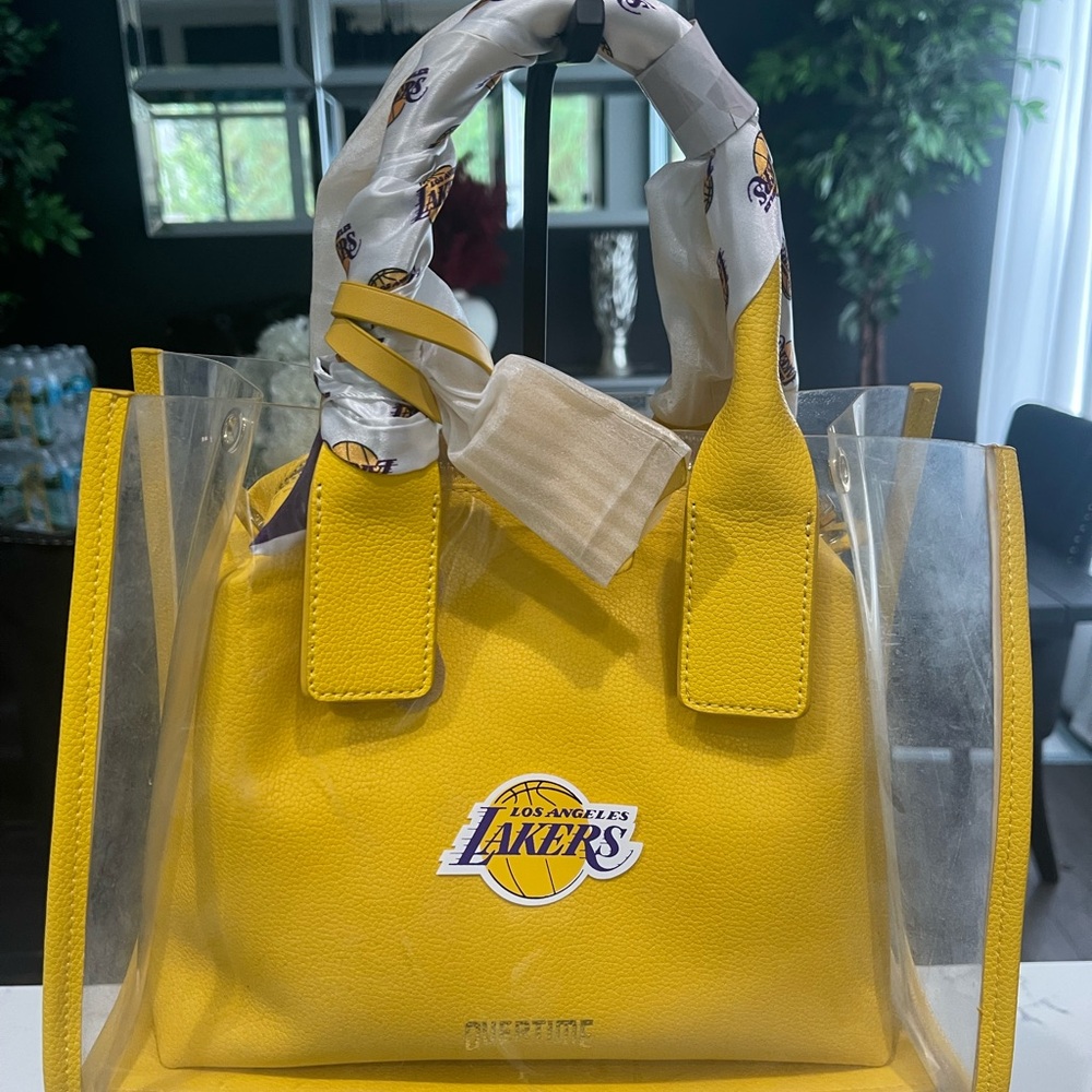 New Lakers Limited Edition Yellow Clear Tote Bag